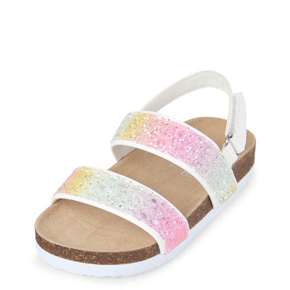 The Children's Place Other - The children’s Place Glitter Rainbow Sandals